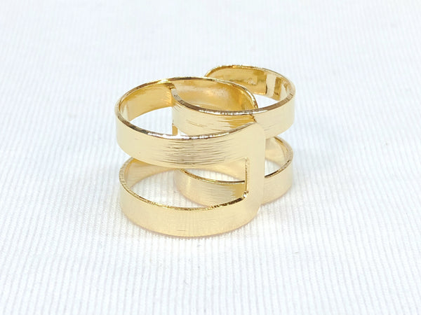 Double Open Two Set Ring